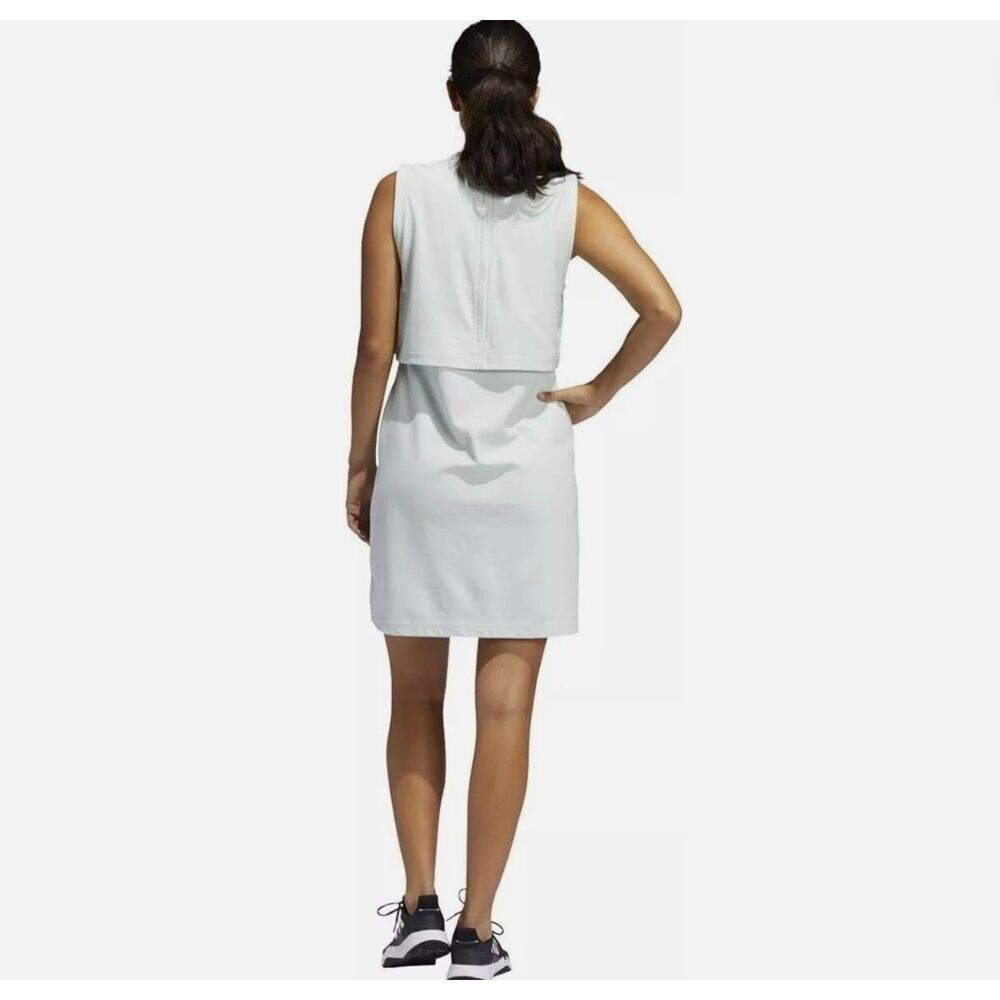 Adidas Game and Go Womens Mint Green Layered Sleeveless Athletic Dress Sz M - Picture 2 of 14